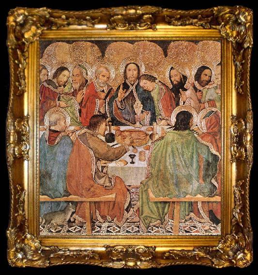 framed  HUGUET, Jaume Triptych of Saint George (detail) sg, ta009-2